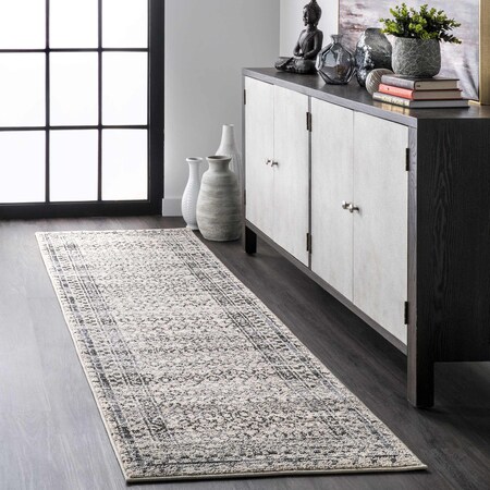 Nuloom Elodie Distressed Diamonds Area Rug 2ft 6in x 10ft STGX03A-26010